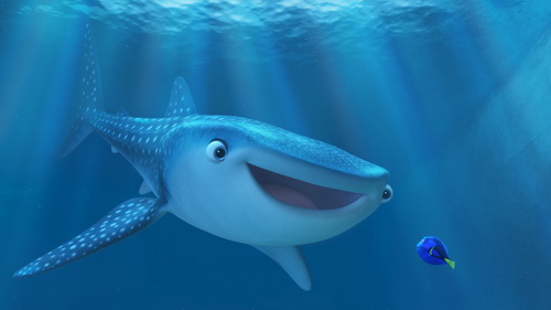 FINDING DORY. Pictured (L-R): Destiny and Dory. Â©2016 Disney?¢Pixar. All Rights Reserved.