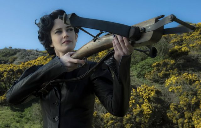 DF-07237 - Miss Peregrine (Eva Green) takes aim at her powerful enemies. Photo Credit: Jay Maidment.