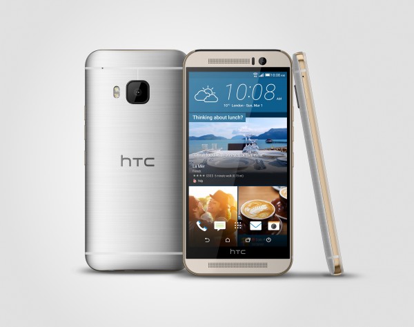 HTC One M9玫瑰金搭配月光銀