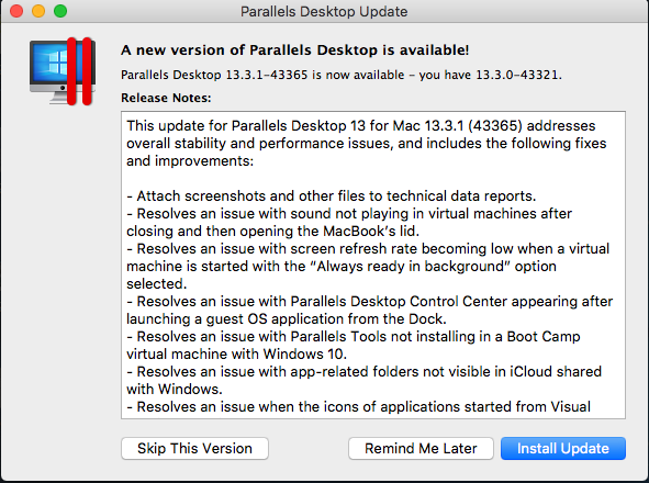 Parallels Desktop