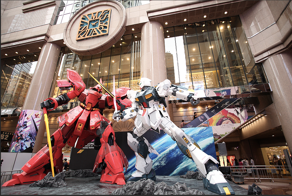 Gundam, GUNDAM BASE, GUNDAM DOCKS AT HONG KONG III ,TIME SQUARE, 時代廣場, 好嘢呀林友德, 監視器香咗, 機動戰士高達 馬沙之反擊, 沙煞比, SAZABI, Nu高達 , NU GUNDAM, RX93, MSN04