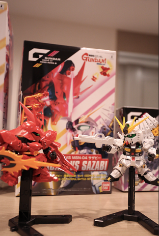 BB Nu GUNDAM VS SAZABI-THE FATEFUL BATTLE SET(GDHKIII LIMITED) $200